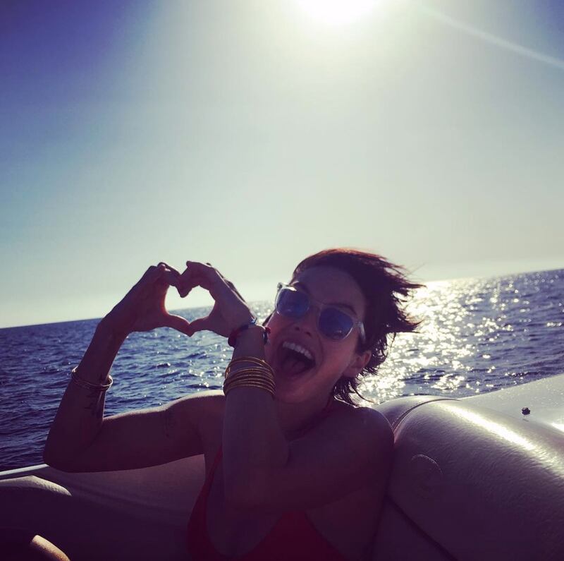 Lena Headey senza trucco su Instagram 6