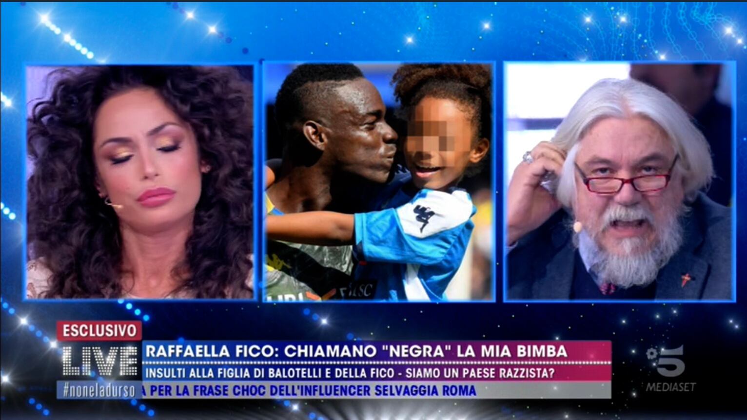 Meluzzi contro Raffaella Fico: "Balotelli ha fatto la vittima pur guadagnando milioni di euro"