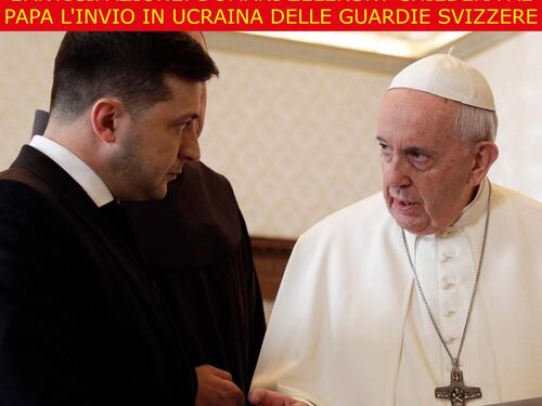 La satira del giorno. L'anticipazione su Zelensky e il Papa
