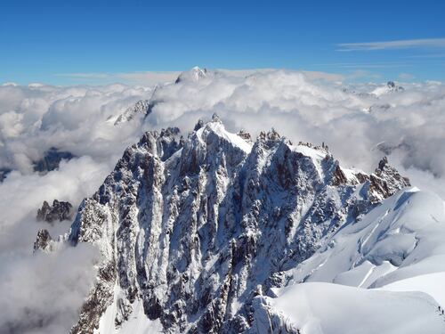 L'ondata di calore non risparmia la cima del Bianco
