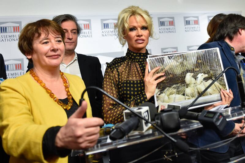 Pamela Anderson contro il foie gras 5