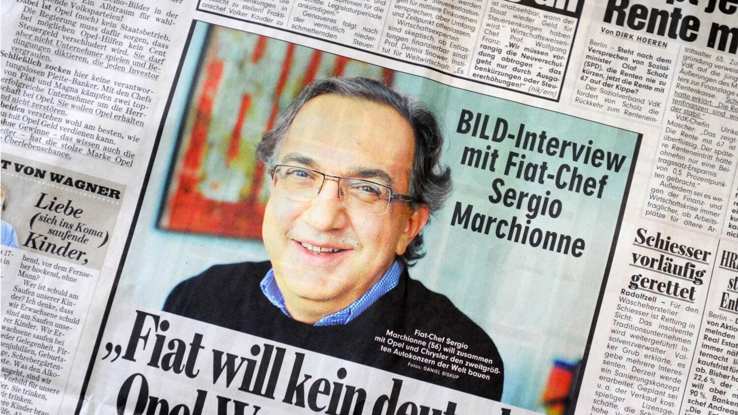 La prima volta che Sergio Marchionne "fece notizia"