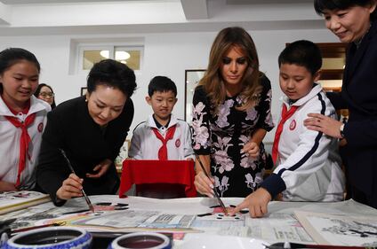 Melania Trump incanta in Cina 7
