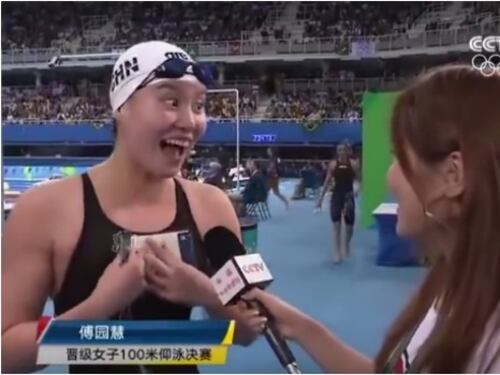 "Terza? Credevo di essere arrivata quarta!": Fu Yuanhui, l'atleta più simpatica di Rio 2016
