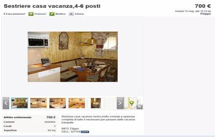 Gli annunci pubblicati online 2
