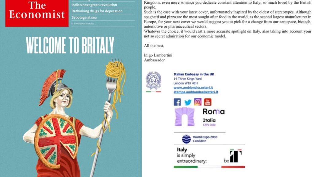 "Solo vecchi stereotipi". Così l'ambasciatore italiano a Londra asfalta l'Economist