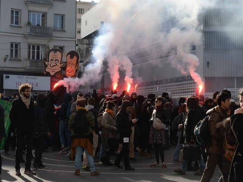 Francia, proteste contro la Le Pen: tensione a Nantes