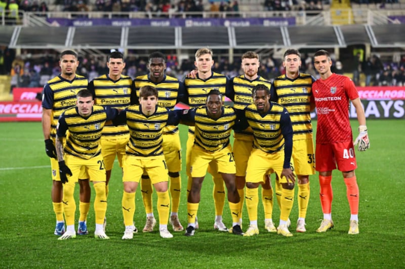 L'undici titolare della capolista cadetta di Pecchia (via Parma Calcio)