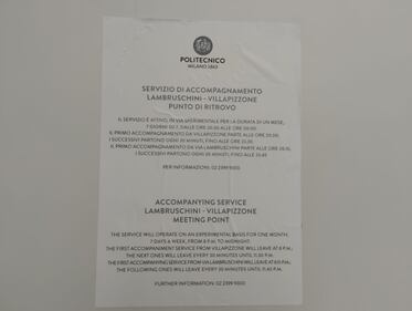 Universitari del Politecnico di Milano Bovisa scortati dai vigilantes 1