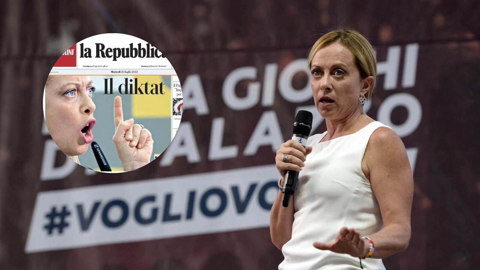 Bufera sulla prima pagina di Repubblica. E le femministe tacciono
