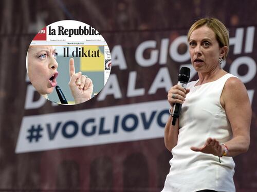 Bufera sulla prima pagina di Repubblica. E le femministe tacciono