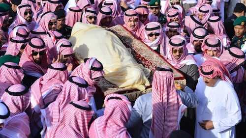 I funerali di Abdallah dell'Arabia Saudita 4