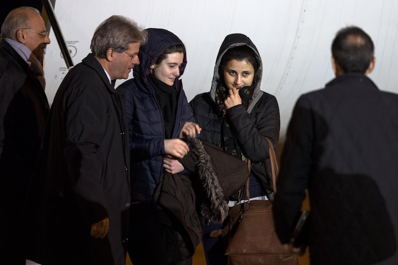 Greta e Vanessa sono in Italia: l'arrivo a Ciampino 5