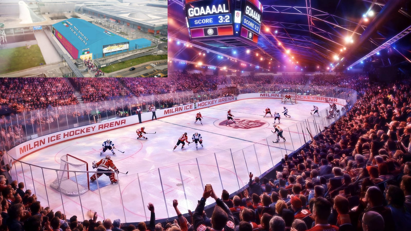 La Milan Ice Fiera Arena pronta da ottobre in Fiera a Rho