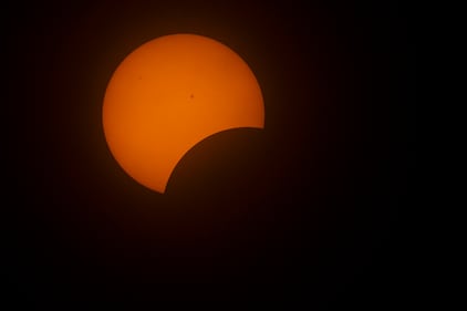 Leclissi totale di sole nel Nord America  4
