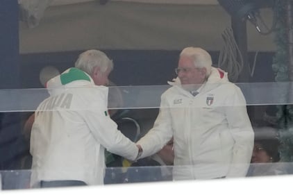 Mattarella assiste al SuperG 6