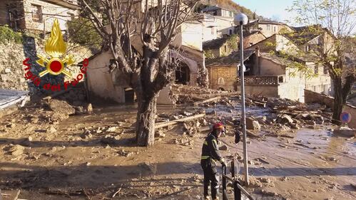 Frana devasta l'antico oratorio di Rezzo nell'Imperiese 11