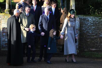 Prima messa di Natale a Sandringham per la principessa Charlotte 1