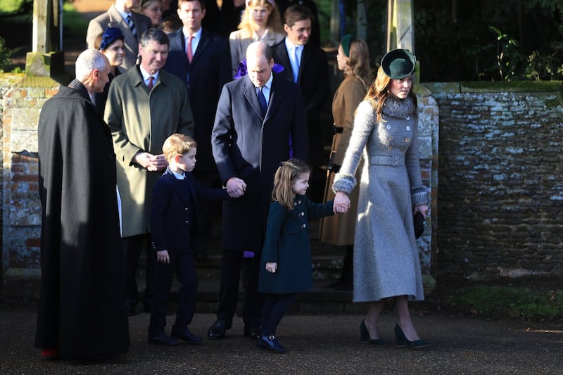 Prima messa di Natale a Sandringham per la principessa Charlotte 1