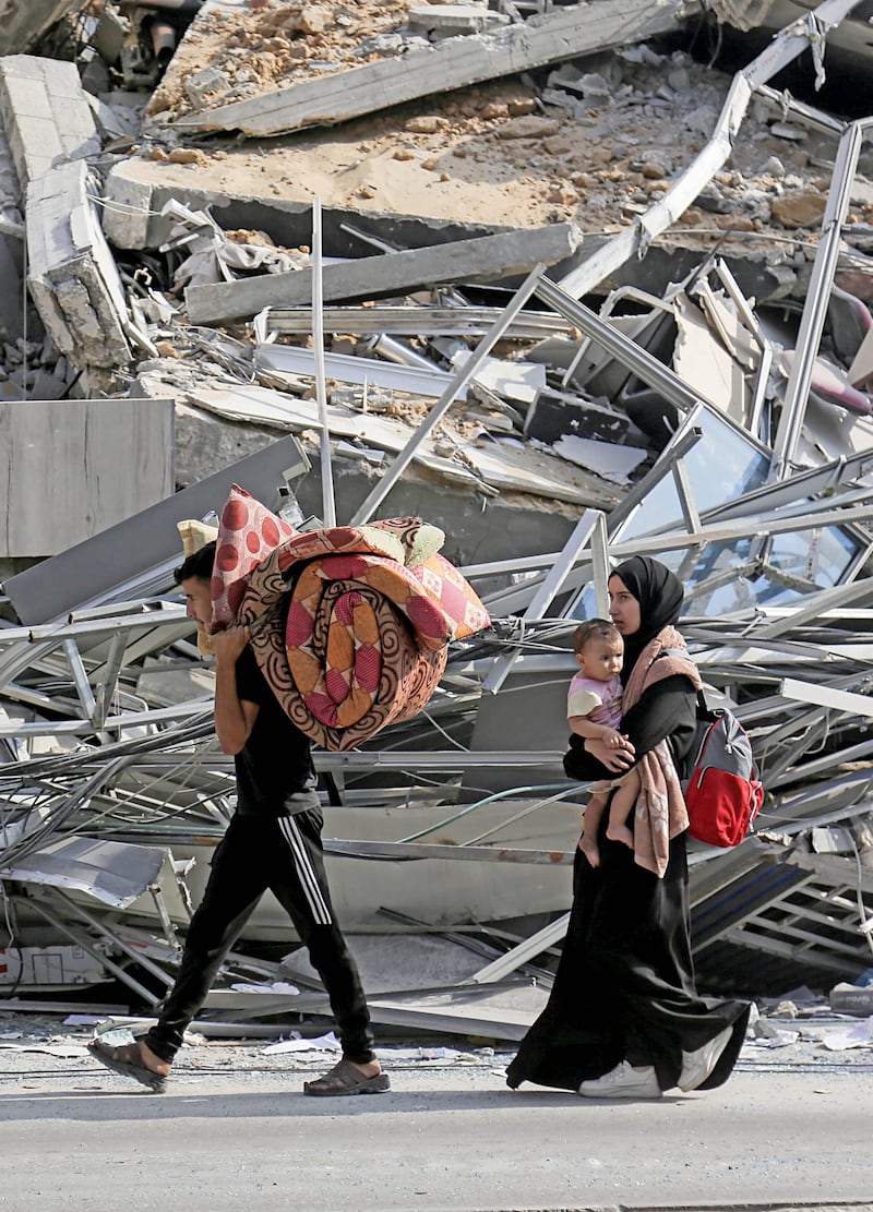Fuga da Gaza, le immagini dell'evacuazione 9