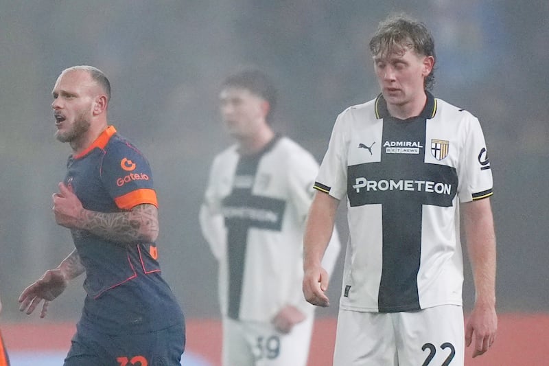 Parma Inter Dimarco celebrazione