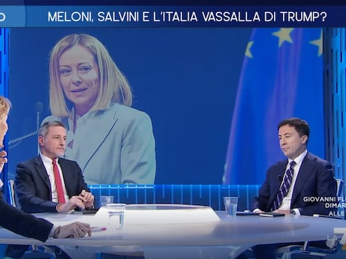 “Donna in fuga”. Giannini insulta Meloni ma Bocchino lo fulmina così
