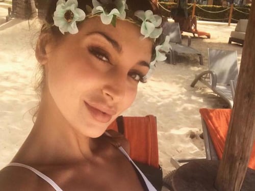 Cristina Buccino, vacanze hot a Santo Domingo