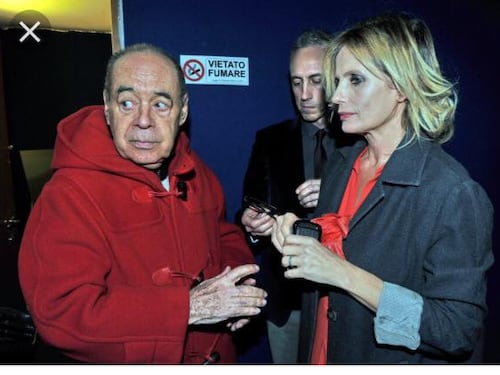 Barbara Carfagna e il messaggio per la morte di Boncompagni