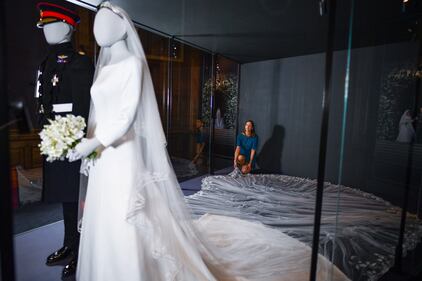 In mostra l'abito da sposa di Meghan Markle  1