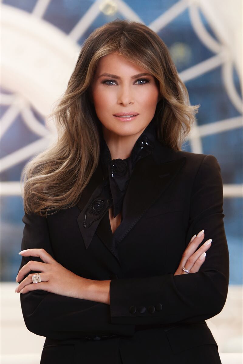 Melania Trump, foto ufficialer