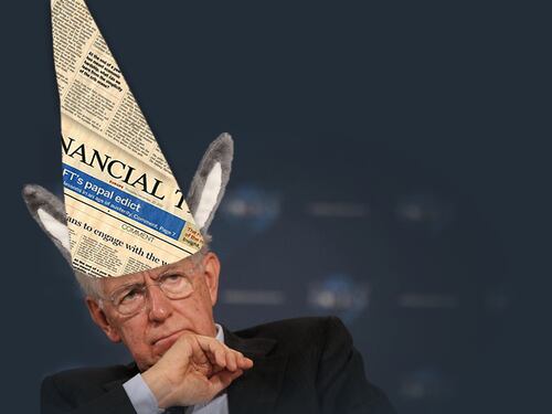 Monti: "Munchau in polemica con la Merkel"