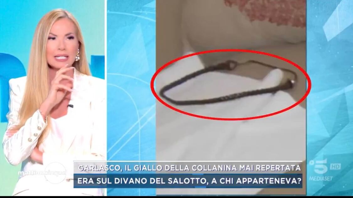 Garlasco, il giallo della collana sul divano mai repertata