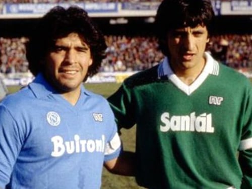Ramón Angel Díaz, el puntero triste soltanto a Napoli