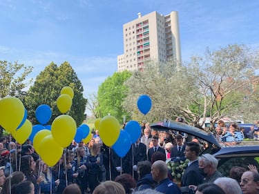 Palloncini e lacrime al funerale di Julia Ituma 9