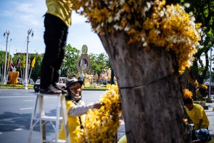 Bangkok, i preparativi per la cerimonia d'incoronazione del Re 4