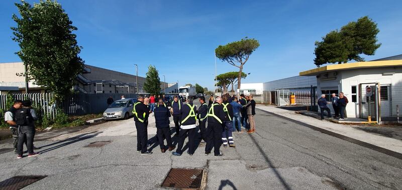 Protesta degli operai Opel Fiumicino 4