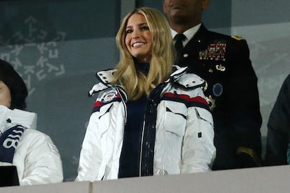 Ivanka Trump a PyeongChang per la chiusura dei Giochi 2
