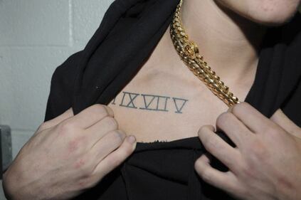 Justin Bieber, le foto dei tatuaggi in centrale 14