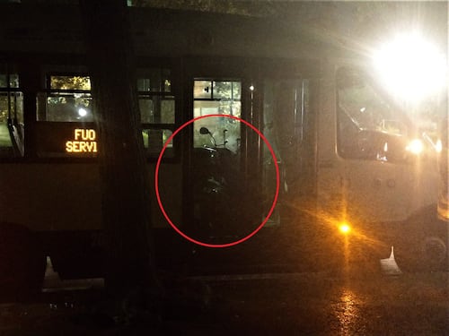 Trasporta lo scooter dentro al bus: autista Amat finisce nei guai