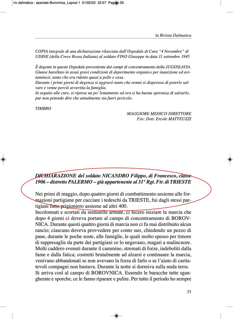 Il rapporto segreto sulle torture titine 12