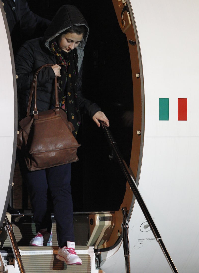 Greta e Vanessa sono in Italia: l'arrivo a Ciampino 10