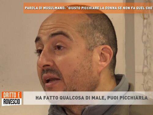 "Se la moglie fa qualcosa di male puoi picchiarla". E Del Debbio ferma l'islamico: "Venga perseguito"