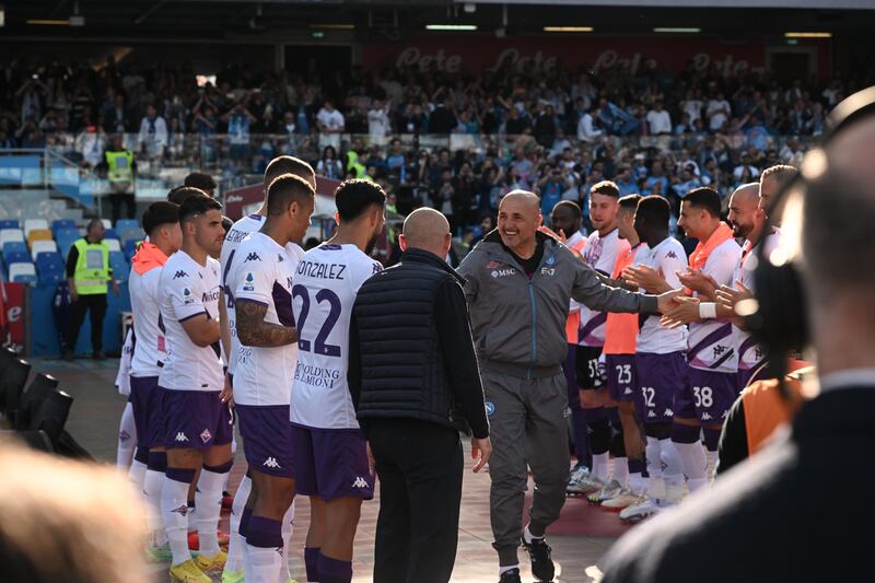 Il Napoli fa festa al Maradona: le immagini della partita con la Fiorentina 21