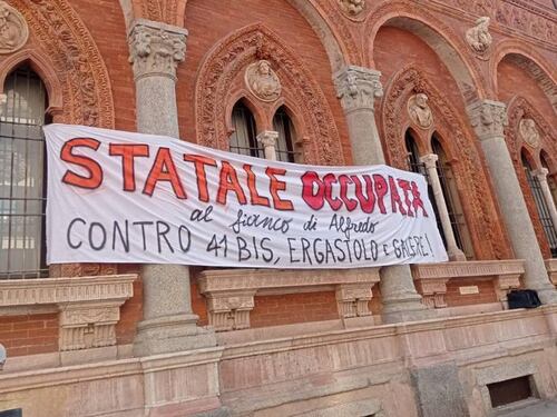 "Fuori Alfredo dal 41-bis". Occupata anche l'università Statale di Milano