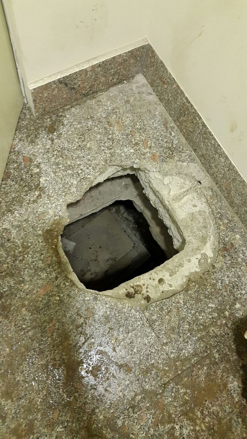 Buco nel caveau