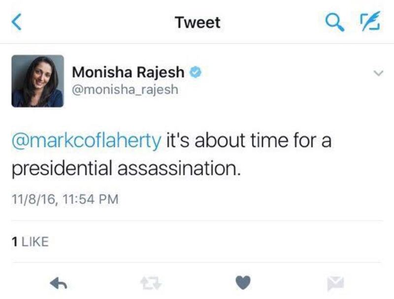 tweet monisha rajesh