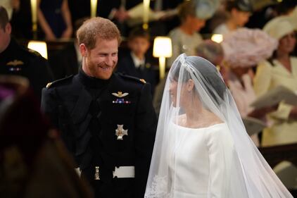 Meghan Markle e il Principe Harry al Royal Wedding 3