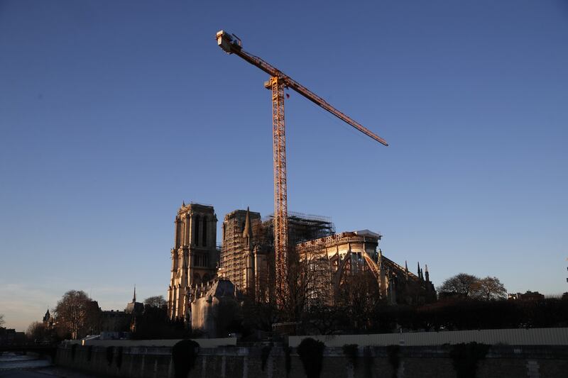I lavori della Cattedrale di Notre Dame 10