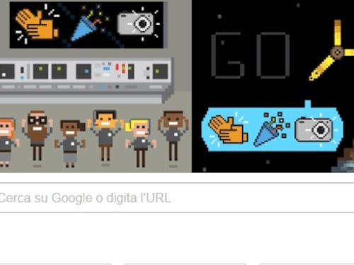 Un doodle di Google per celebrare l'arrivo di Juno su Giove