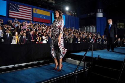 Melania Trump: a Miami per la crisi del Venezuela  3